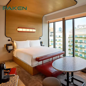 โซลูชั่นเฟอร์นิเจอร์โรงแรมแบบครบวงจร ชุดเฟอร์นิเจอร์โครงการโรงแรมหรูทันสมัย เฟอร์นิเจอร์ห้องนอนโรงแรม - Product Image 1