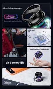 Xách Tay Mini Không Dây Cho Bluetooth Loa Với RGB Chiếu Sáng Từ Người Giữ Điện Thoại Âm Thanh Phát Lại Cho Nhà Theatre Sử Dụng Ngoài Trời - Product Image 2