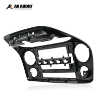 Marco de radio para coche de 10.1 pulgadas para Volkswagen Amarok 2010-2016, kit de marco de DVD para coche, marco de salpicadero de audio Android ABS