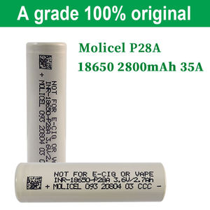 بطاريات خلية Molicel P28A وinr18650 P28A وmah v وبطارية Vtc6 من الدرجة بطارية ليثيوم أصلية - Product Image 3