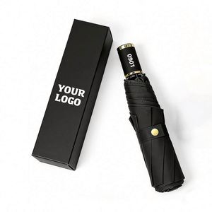 Custom Foldable Polyester Umbrellas for Business Gifts Wholesale with Logo Printing - Product Image 1