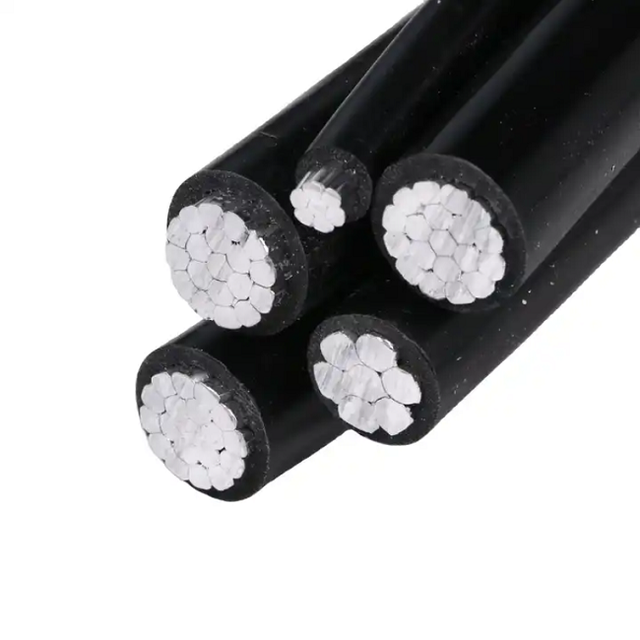 NFC 33209 5 Core Aluminium XLPE Aerial Bundled Overhead ABC Service Drop Power Cable