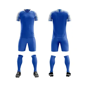 Yeni sezon kulübü ekibi yüksek kalite özel nefes dijital baskı futbol kıyafetleri üniforma forması Set futbol forması