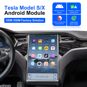 Module décodeur système Android 13 pour <span class=keywords><strong>Tesla</strong></span> Model S / X, avec Apple CarPlay et Android Auto sans fil, vidéo multimédia automobile - Product Image 1