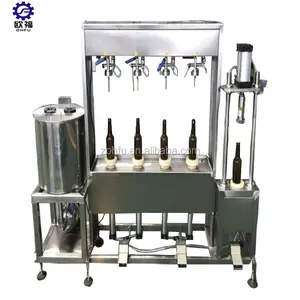Automatic Glass Bottle Small Beer Filling Machine / Beer Rinser Filler Capper