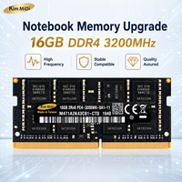 Mémoire RAM DDR4 16 Go 3200 MHz haute vitesse Kim MiDi pour ordinateur portable, module PC4-25600 SODIMM 260 broches pour mise à niveau et jeux sur ordinateur portable