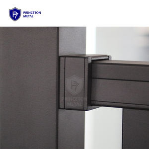 צינור אנכי אנכי מודולרי אנכי מודרני מרפסת אלומיניום עמיד מרפסת עץ מעקה מעקה מערכת מעקה מעקה מעקה - Product Image 3