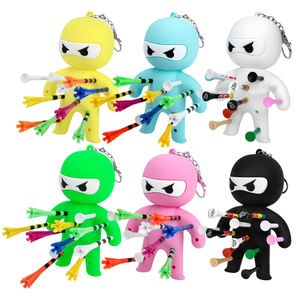Support de tee de golf en silicone personnalisé style Ninja, mignon et durable, pour le rangement des tees de golf - Product Image 1