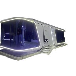 Remorque de luxe, cabine en forme de U, capsule spatiale mobile, maison de camping en plein air, hébergement, maison mobile, salon multifonctionnel - Product Image 5