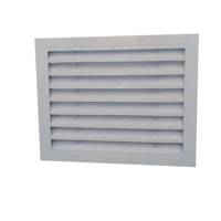 Grille d'aération réglable en alliage d'aluminium, grille à persiennes amovible avec filtre en maille pour système de ventilation CVC