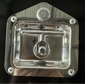 Boîte de rangement en acier noir brillant avec couvercle rabattable et tige de support, étanche à la poussière et à l'eau, boîte à outils industrielle - Product Image 4