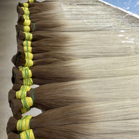 Extensions de cheveux vierges chinois JINHAN JCJH02 en vrac, double trame, kératine, pointes I, teintes, micro-liens, pointes plates