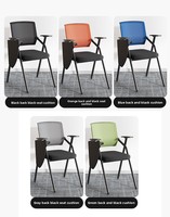Chaise de conférence pliable robuste avec tablette intégrée, confortable pour une longue assise, idéale pour le bureau et la formation (vente en gros)