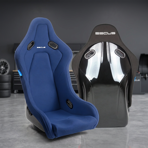 Siège de course sport universel personnalisé haut de gamme SSCUS FANTOM-FABRIC avec coque en tissu FRP offrant stabilité et longévité - Product Image 1