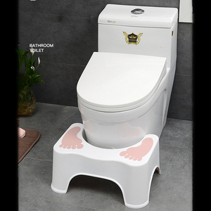 Bathroom Non-Slip PP Plastic Squatty Potty Toilet Stools
