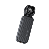 Caméra d'action 4K avec écran de 1,5 pouces, rotation à 180 degrés, transmission Wifi, double caméra, légère, portable, caméras de sport