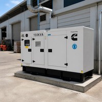 Groupe électrogène de secours silencieux triphasé 150 kVA 120 kW 180 kVA pour hôtel, certifié CE ISO, fabriqué par l'usine de générateurs de Guangzhou