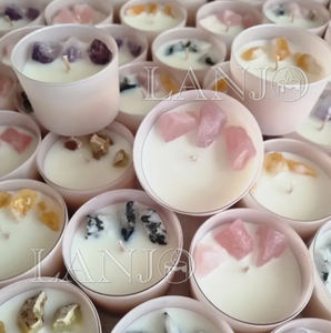 LNAJO 100% Natural Organic Eco-Friendly <b>Soy</b> <b>Wax</b> <b>Flakes</b> 52 Fusion Point Handmade Private Design Fragrance for Christmas Candles - Product Image 6