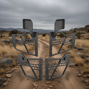 Puertas Tubulares para Jeep, Plegables de Acero, con Espejo Retrovisor Incluido, Estilo Caza, 4 Puertas, JL JT 2018-2024 - Product Image 2