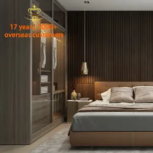 Guangzhou Roday High Gloss Walk-in Wardrobe Clothes wardrobe bedroom furniture master room cupboards for the bedroom wardrobe