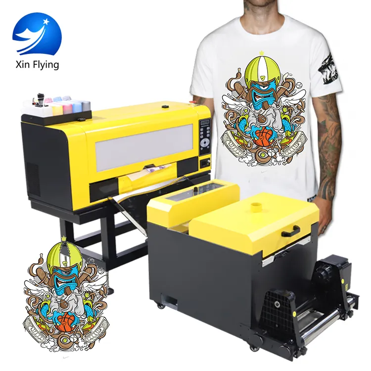 Free training dtf printer 30 cms A3 dtf printer diy shirts machine price with xp600 heads