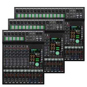 Professional 16-Channel Digital Audio Mixer Dual 99 DSP Effects USB BT <strong>DJ</strong> Console Live Sound Performance Metal Material - Product Image 2