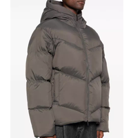 Doudoune personnalisée chaude en plumes véritable de haute qualité de luxe bulle bouffante veste unisexe hommes manteau en duvet hommes vêtements hiver 2024