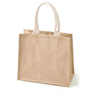 Sacs fourre-tout en jute épais et réutilisables de taille personnalisée sacs fourre-tout vierges promotionnels pour le shopping cosmétiques et le café cadeaux - Product Image 4