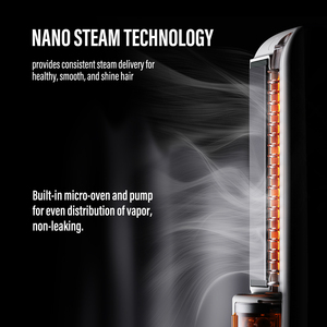 Lena Professional Aluminum Plates Steam Flat Iron <strong>Hair</strong> Straightener <strong>Keratin</strong> Ionic Technology 200&deg;C Adjustable Temperature - Product Image 4
