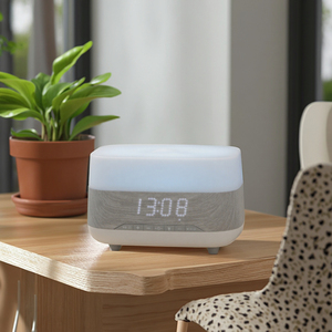 Özelleştirilebilir elektrikli iki sıvı Aroma YAYICI uçucu yağlar BT hoparlör susuz otel ev kullanımı App kontrollü LED ışık büyük - Product Image 1