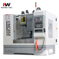 Machine de fraisage CNC verticale 5 axes VMC650 de qualité supérieure, directement de l'usine, système de commande GSK, Linearway Taïwan, broche BT40-150