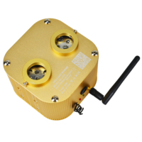 Moteur de lumière LED pour plafond de voiture à fibres optiques scintillantes RGBW 20W à double port, contrôlé par application téléphonique et télécommande