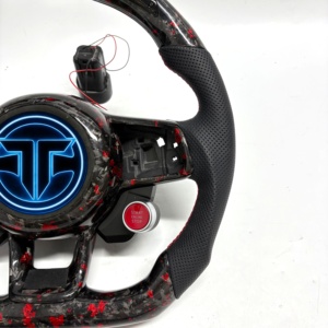 พวงมาลัยคาร์บอนไฟเบอร์ฟอร์จ สำหรับรถยนต์ VW/<span class=keywords><strong>Volkswagen</strong></span> MK7 GTI Golf 6 7 7.5 <span class=keywords><strong>R</strong></span> <span class=keywords><strong>R</strong></span>-<span class=keywords><strong>Line</strong></span> CC <span class=keywords><strong>Polo</strong></span> Passat B8 อุปกรณ์ตกแต่งรถยนต์ - Product Image 6