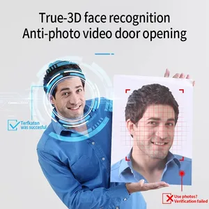 Khóa thông minh tự động nhận diện khuôn mặt 3D, vân tay lòng bàn tay, màn hình lớn, mắt thần, khóa vân tay hình ảnh, khóa mật mã điện tử - Product Image 3