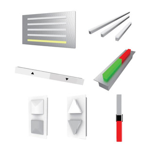 Indicateur de étage d'ascenseur en acier inoxydable au design minimaliste pour immeuble de bureaux - Product Image 2