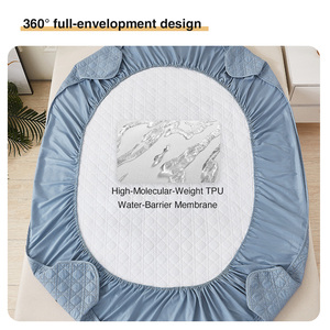 <span class=keywords><strong>Drap</strong></span>-<span class=keywords><strong>housse</strong></span> matelassé antibactérien et imperméable de qualité supérieure pour enfants, protège-matelas rembourré, directement de l'usine - Product Image 6