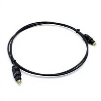Câble audio numérique à fibre optique Od2.2 1m-5m SPDIF TosLink avec connecteur mâle plaqué or pour haut-parleur, projecteur, boîtier TV