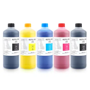 Supercolor 1000ML/Botol 5 Warna Universal Art Paper Refill Pigmen Tinta untuk Epson T3000 T5000 T7000 T3200 T5200 T7200 Printer