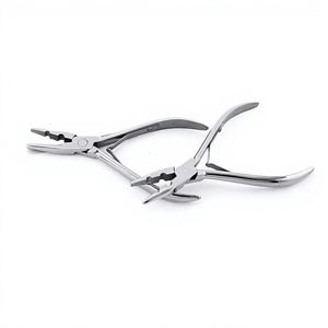 Pinza Profesional de Acero Inoxidable para Extensiones de Cabello, Herramienta de Ondulación Micro Link Beach Wave, Pinza de Dos Orificios para Extensiones de Cabello - Product Image 1