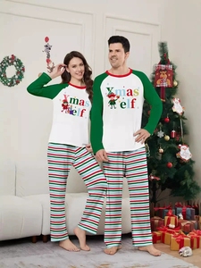 <strong>Christmas</strong> Holiday Nightwear Pajamas Sleepwear Sets Matching <strong>Christmas</strong> Pajamas for Family or <strong>Couples</strong> Long Sleeve Pjs Set <strong>Pyjamas</strong> - Product Image 2