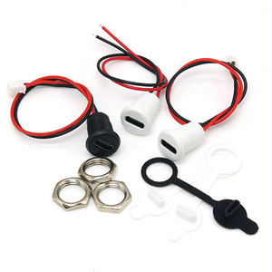 Groothandel waterdichte USB type C vrouwelijke connector naar 2/4/5/6-pins aansluitkabel paneelmontage kabel voedingskabel oplaadkabel 15cm - Product Image 3