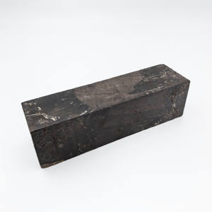Bloc de bois HIVE en ébène <span class=keywords><strong>noir</strong></span> pour manche de couteau, 150*50*50MM, pour artisanat DIY avec surface cirée, bloc de sculpture sur bois pour guitare - Product Image 1
