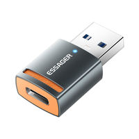 Essager-Adaptador OTG para Teléfono y Tableta, Divisor de Conector Convertidor Micro USB, Tipo C, 1 a 2, 1 Unidad, 2 Unidades
