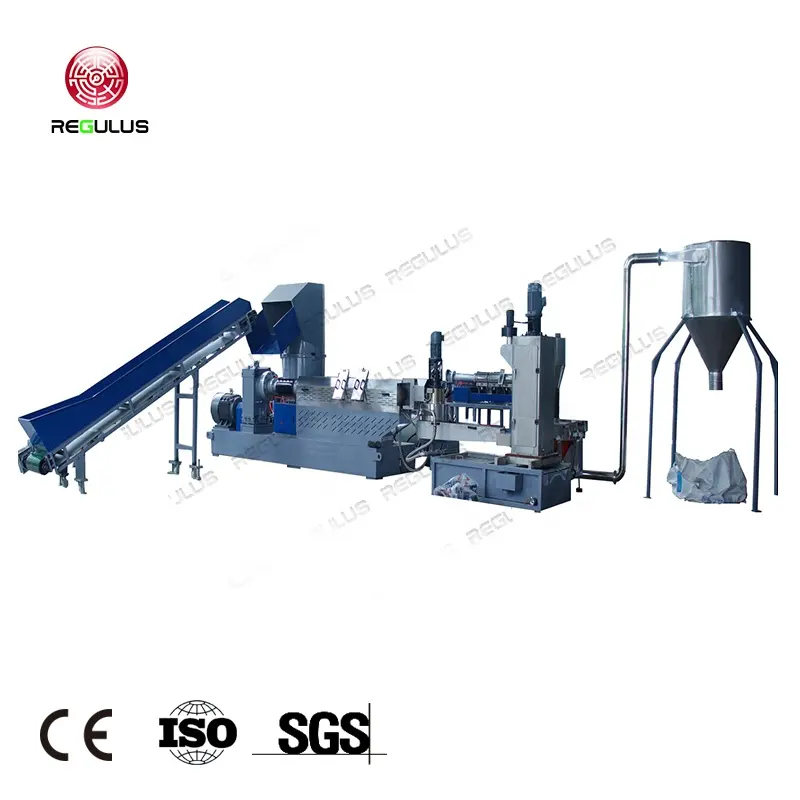 Chất lượng mới tái chế chất thải LDPE hạt nhựa granulator Máy tái chế