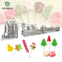 Machine à sucettes haute vitesse entièrement automatique pour la fabrication de bonbons durs, avec embossage en spirale, modèle 5, petite taille, fabriquée en Chine