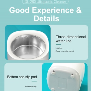 Limpiador Ultrasónico Portátil de 25W, Nuevo 2024, para Joyería, Dentaduras Postizas, Uso Doméstico, Efecto de Limpieza Súper Fuerte, Bajo Ruido, Potente - Product Image 4