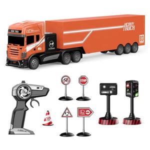 Camion <span class=keywords><strong>radiocommandé</strong></span> de 2,4 ghz, <span class=keywords><strong>remorque</strong></span>, camion, véhicule électrique, télécommande, jouets, <span class=keywords><strong>tracteur</strong></span>, échelle 1:16 - Product Image 2