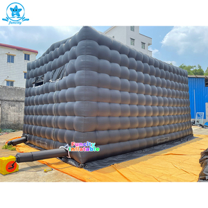 Carpa inflable con forma de cubo negro, carpa de fiesta con iluminación Led, Club nocturno, discoteca, gran oferta - Product Image 5