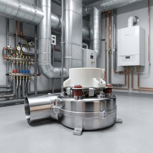 Moteur CC sans balais <span class=keywords><strong>EC</strong></span> 145m³/h (85CFM) à haut débit d'air pour <span class=keywords><strong>kit</strong></span> de conversion de chaudière murale à gaz 18-32KW - Product Image 1