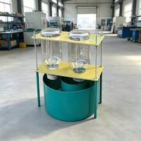 Infiltrómetro de doble anillo para pruebas de suelo: equipo para la permeabilidad del agua en campo y la conductividad hidráulica saturada, con 1 año de garantía.